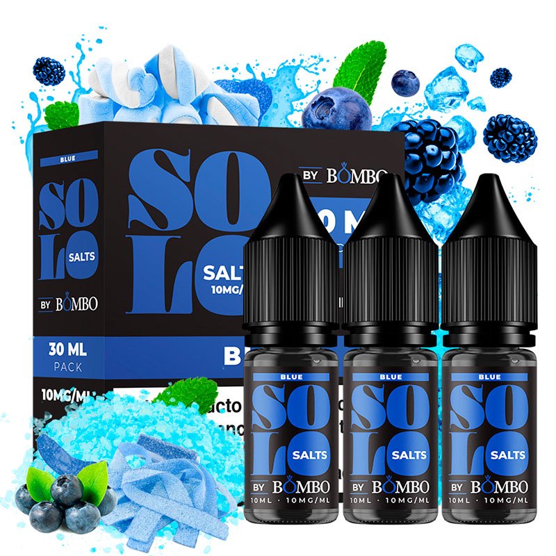 Blue 3x10ml - Solo Salts by Bombo