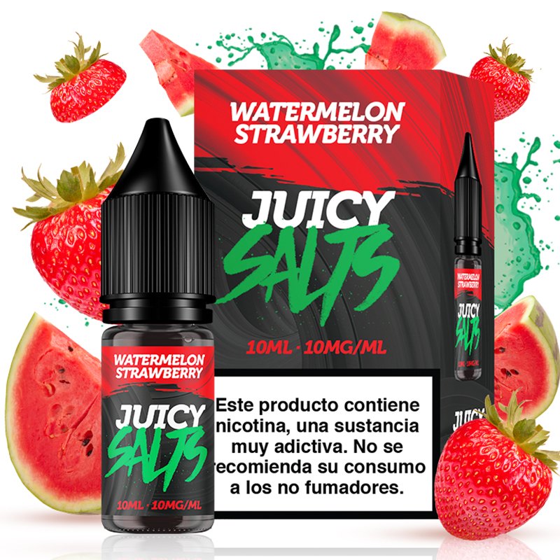 Watermelon Strawberry 10ml 15mg- Juicy Salts
