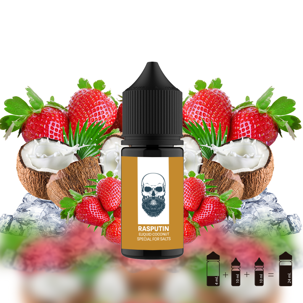 RASPUTIN COCONUT  PACK SALT 4 ML + 2 NICOKIT SALT DE 9ML
