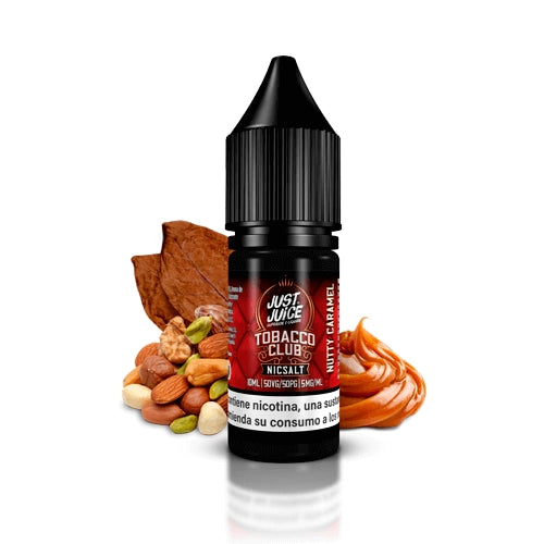 Just Juice Nic Salt Tobacco Club Nutty Caramel 10ml