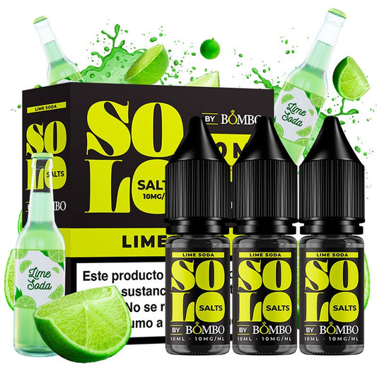Lime Soda 3x10ml - Solo Salts by Bombo