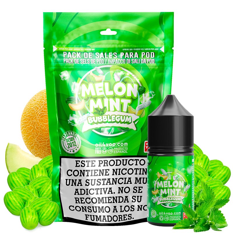 Pack Melon Mint Bubblegum + NikoKits - Oil4Vap Sales
