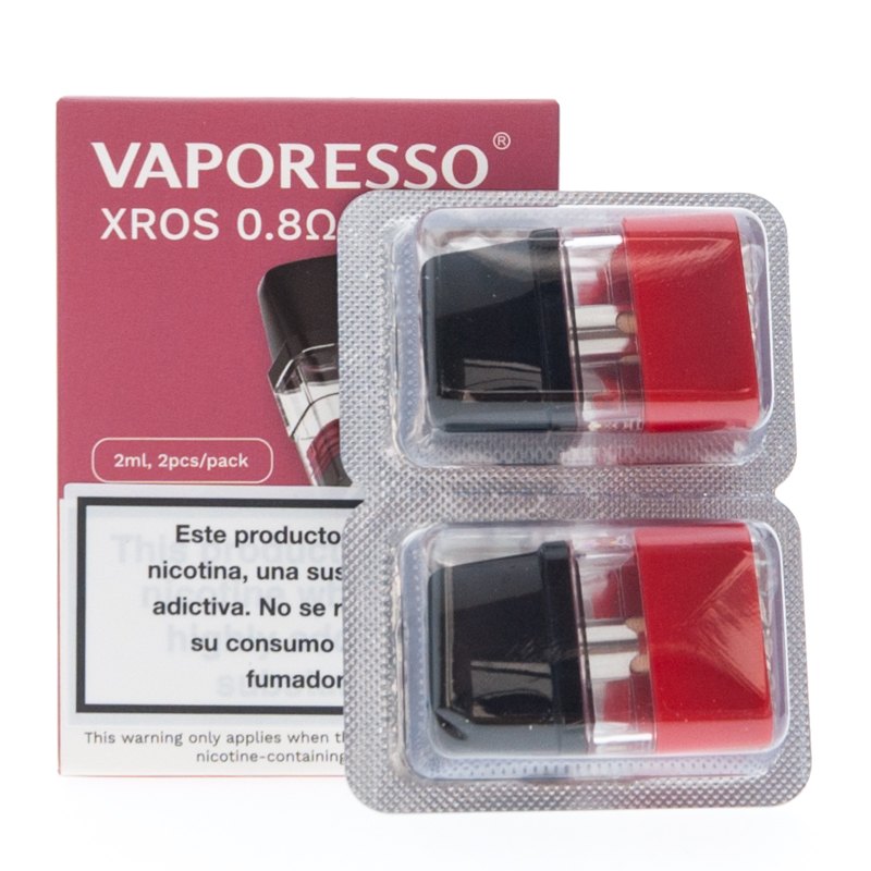 Pod para Xros 2ml 0.8 Ohm - Vaporesso