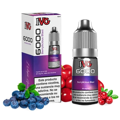 IVG 6000 Salts Berrylicious Blast 10ml