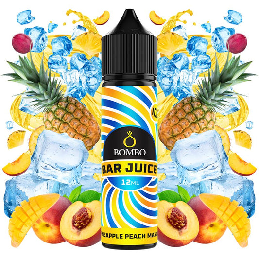 Aroma Pineapple Peach Mango Ice 12ml/60 (Longfill) - Bombo Bar Juice