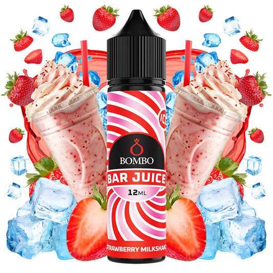 Aroma Strawberry Milkshake Ice 12ml/60 (Longfill) - Bombo Bar Juice