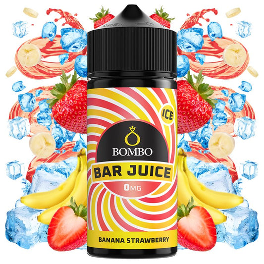 Banana Strawberry Ice 100ml - Bar Juice by Bombo