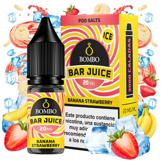 Banana Strawberry Ice 10ml - Bar Juice by Bombo