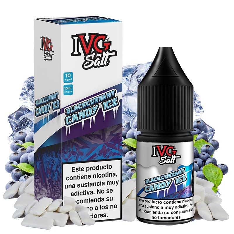 Blackcurrant Candy Ice 10ml - IVG Salt