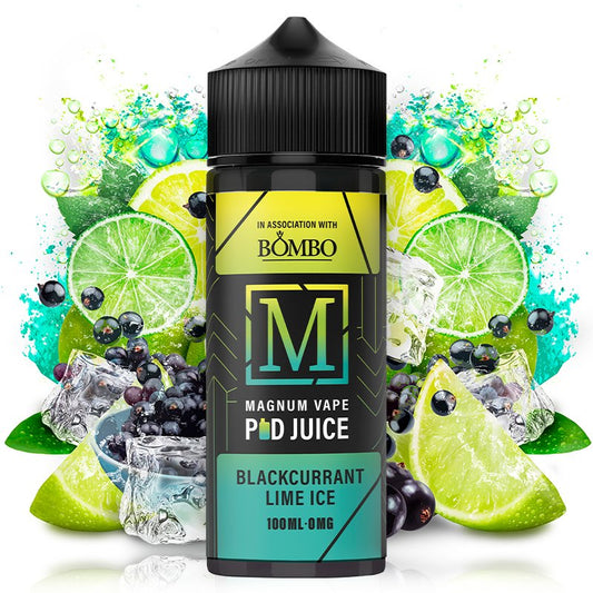 Blackurrant Lime Ice 100ml - Magnum Vape Pod Juice