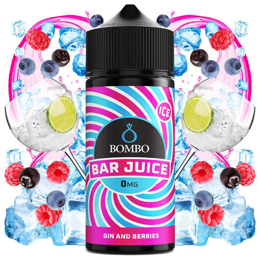 Gin & Berries Ice 100ml - Bar Juice by Bombo