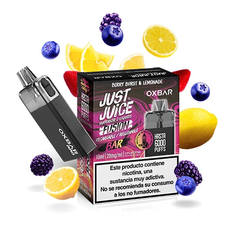 Just Juice Oxbar Refillable Pod Berry Burst & Lemonade