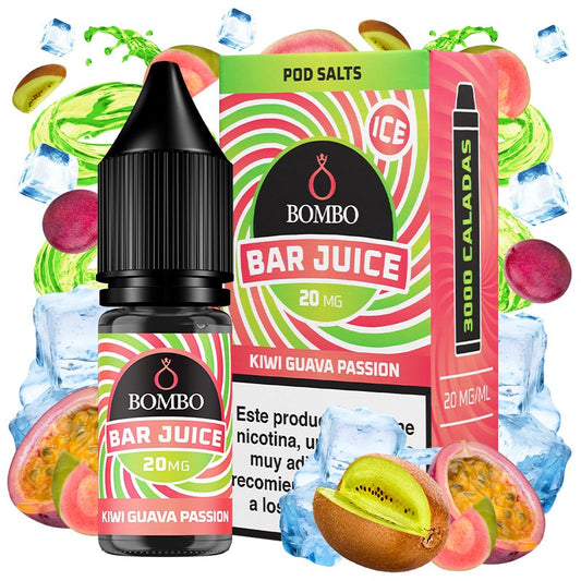 Kiwi Guava Passion Ice 10ml - Bar Juice by Bombo