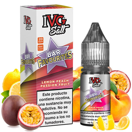 Lemon Peach Passion Fruit 10ml - IVG Salt