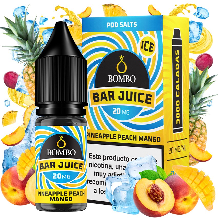 Pineapple Peach Mango Ice 10ml - Bar Juice by Bombo