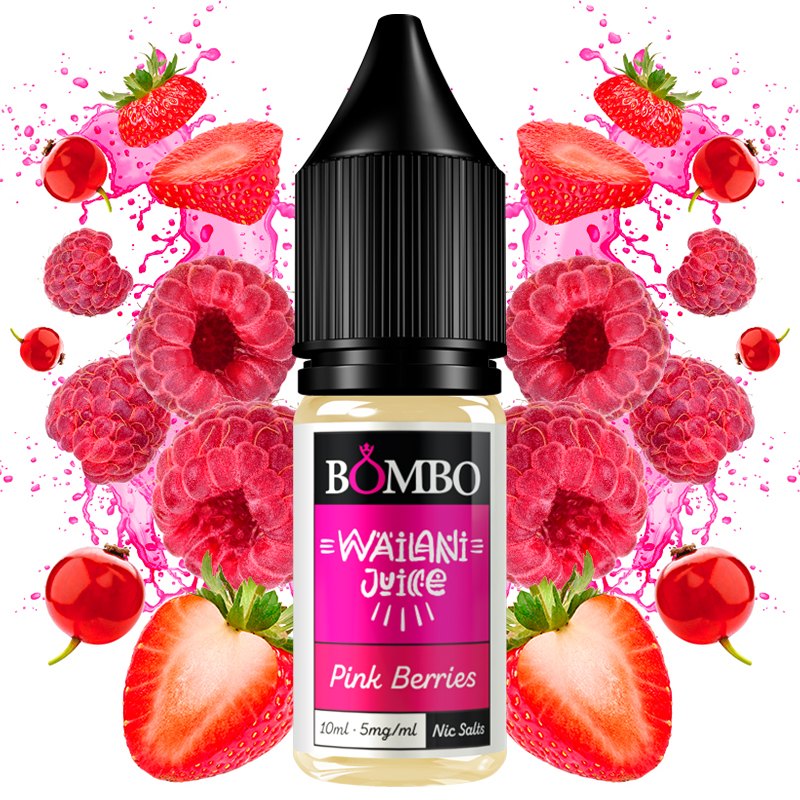 Pink Berries 10ml - Wailani Juice Nic Salts by Bombo