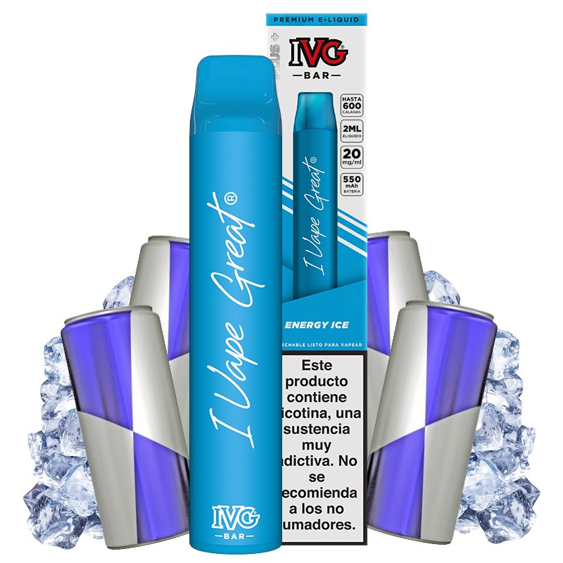 Pod desechable Energy Ice 600puffs - IVG Bar Plus