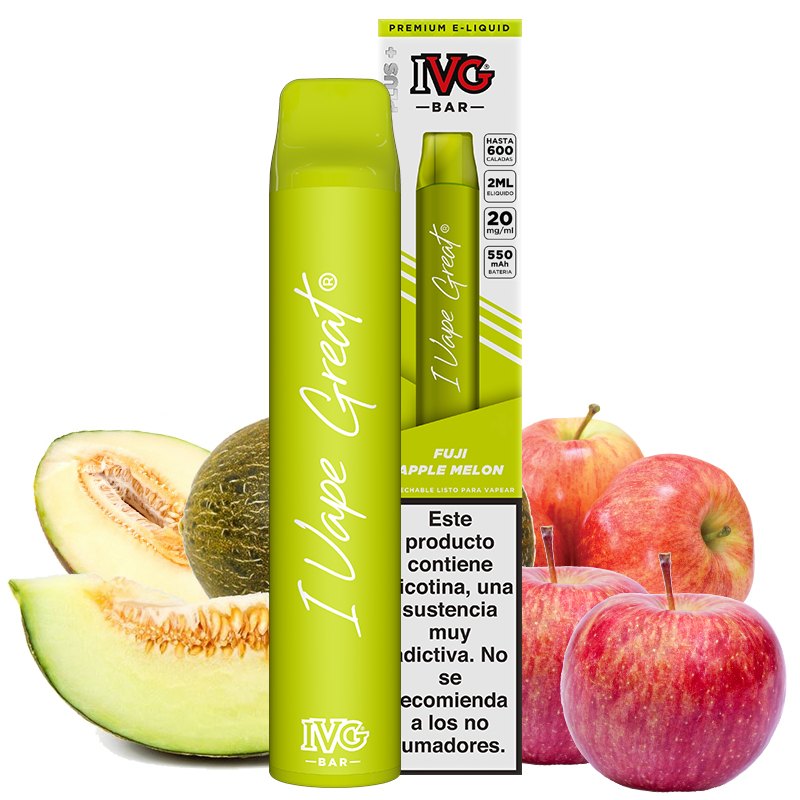 Pod desechable Fuji Apple Melon 600puffs - IVG Bar Plus