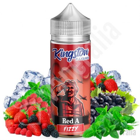 Red A Fizzy 100ml - Kingston E-liquids