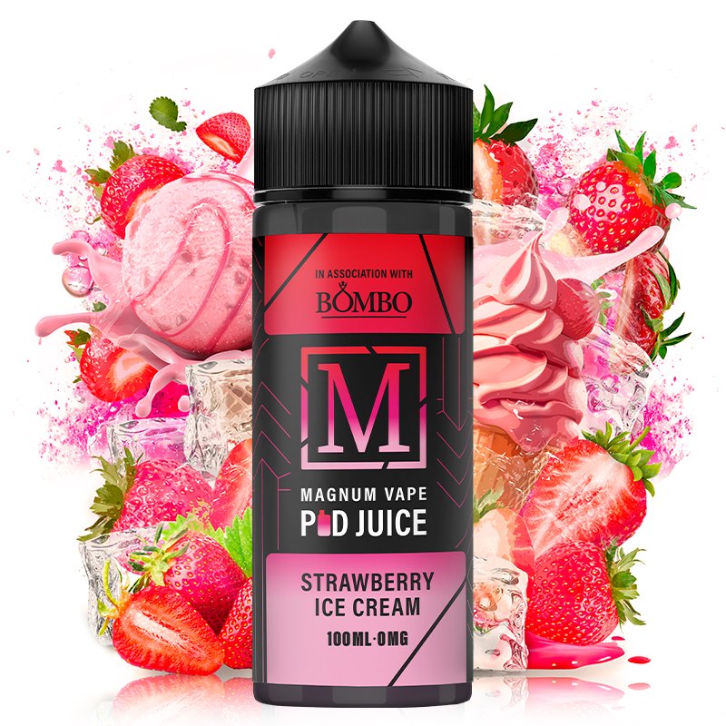 Strawberry Ice Cream 100ml - Magnum Vape Pod Juice