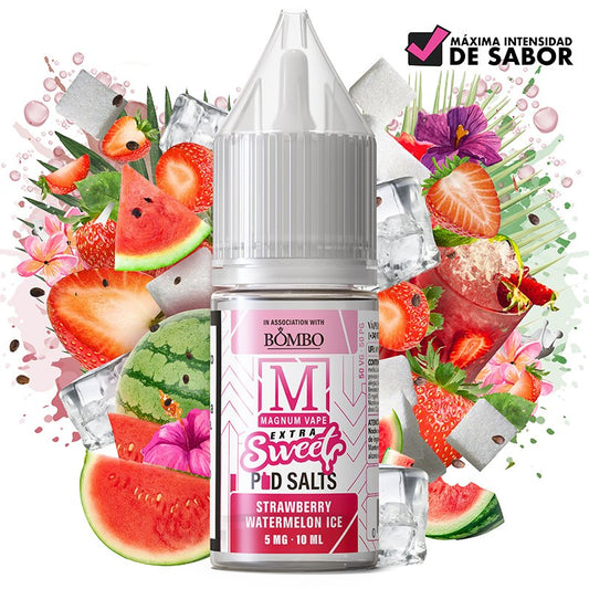 Strawberry Watermelon Ice 10ml - Magnum Vape Extra Sweet Pod Salts