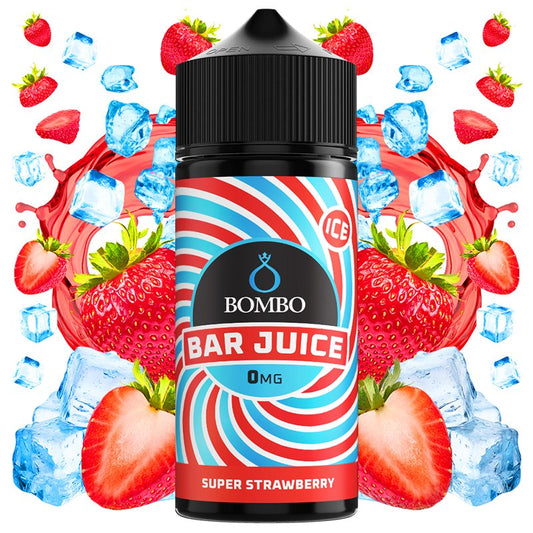 Super Strawberry Ice 100ml - Bar Juice by Bombo