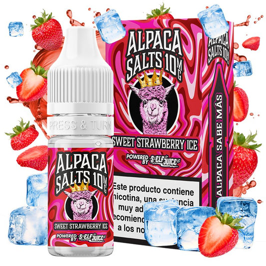 Sweet Strawberry Ice 10ml - Alpaca Nic Salts