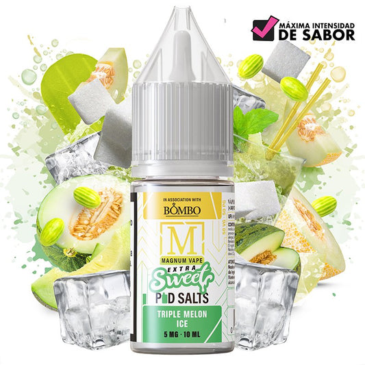 Triple Melon Ice 10ml - Magnum Vape Extra Sweet Pod Salts