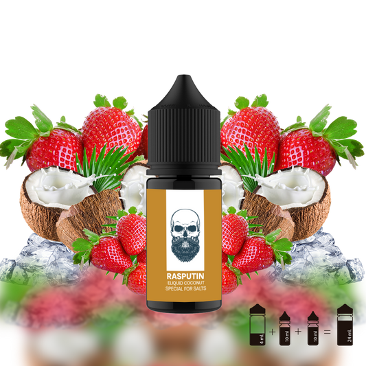 RASPUTIN COCONUT  PACK SALT 4 ML + 2 NICOKIT SALT DE 9ML