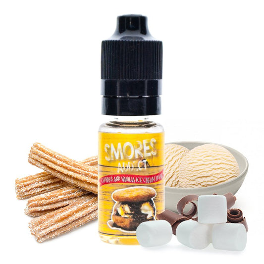 Aroma Churros and Vanilla Ice Cream - Smores Addict