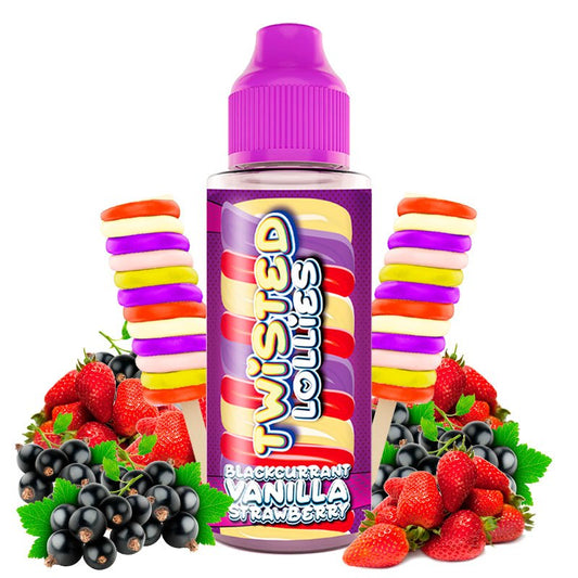 Blackcurrant Vanilla Strawberry 100ml - Twisted Lollies