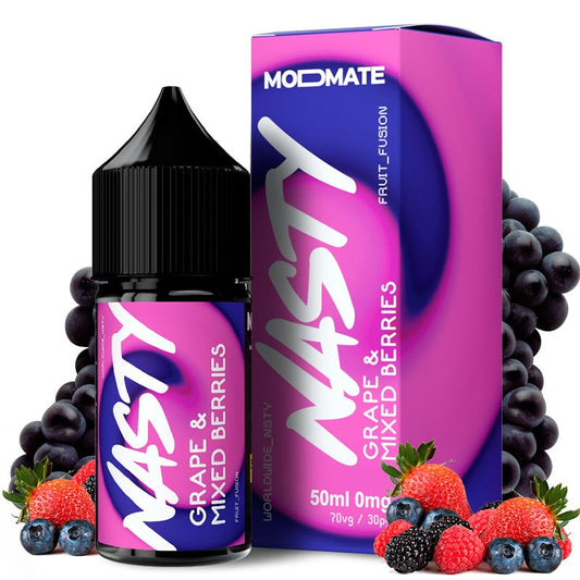 Grape Mixed Berries 50ml - Nasty Juice