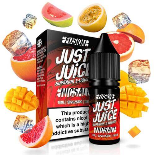 Just Juice Nic Salt Fusion Blood Orange Mango On Ice 10ml