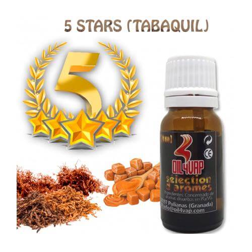 Oil4Vap Aroma Tabaco Rubio 5 Stars 10ml