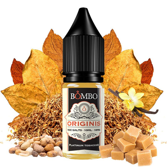 Originis 10ml - Platinum Tobaccos Nic Salts by Bombo