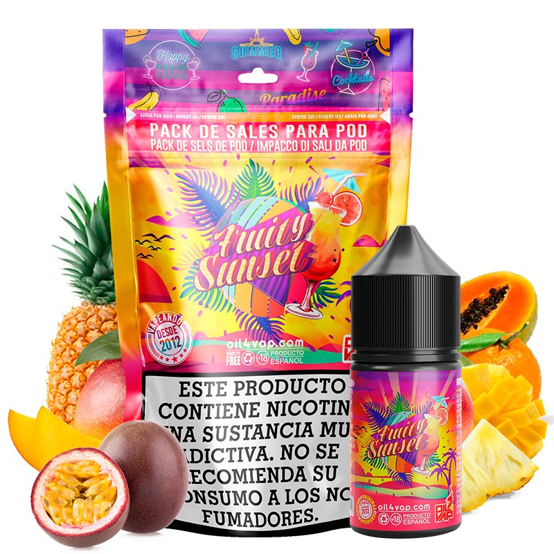 Pack Fruity Sunset + NikoVaps - Oil4Vap Sales