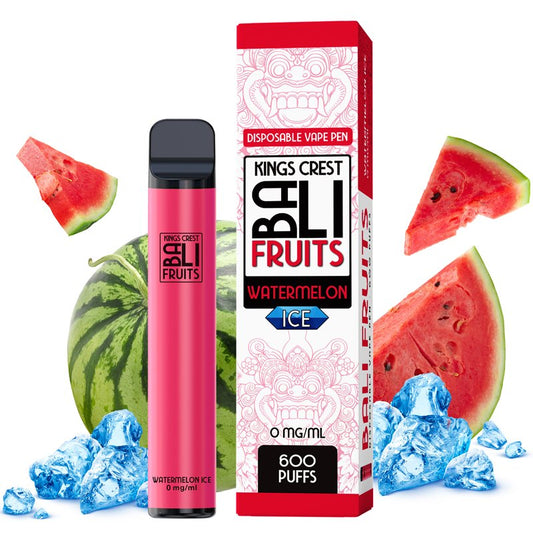 Pod desechable Watermelon Ice 600puffs - Bali Fruits by Kings Crest