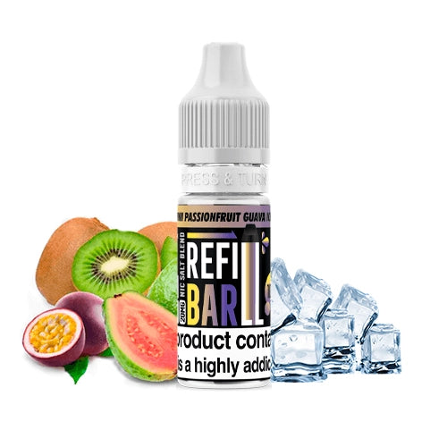 Refill Bar Salts Kiwi Passionfruit Guava Ice 10ml