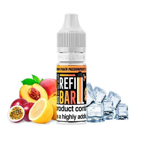 Refill Bar Salts Lemon Peach Passionfruit Ice 10ml
