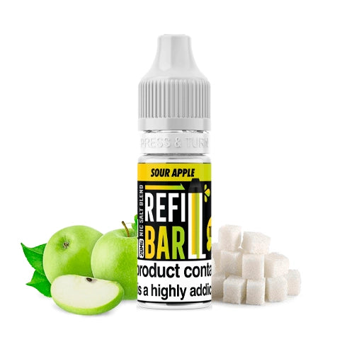 Refill Bar Salts Sour Apple 10ml