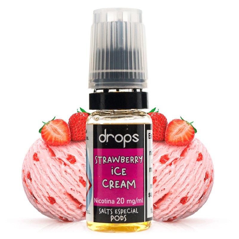 Strawberry Ice Cream 10ml - Drops Sales
