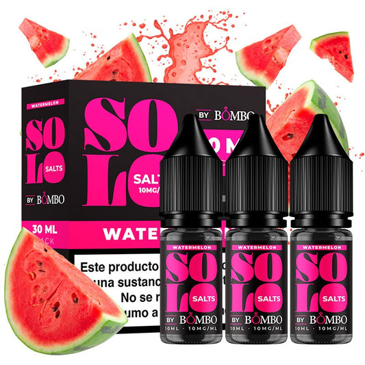 Watermelon 3x10ml - Solo Salts by Bombo